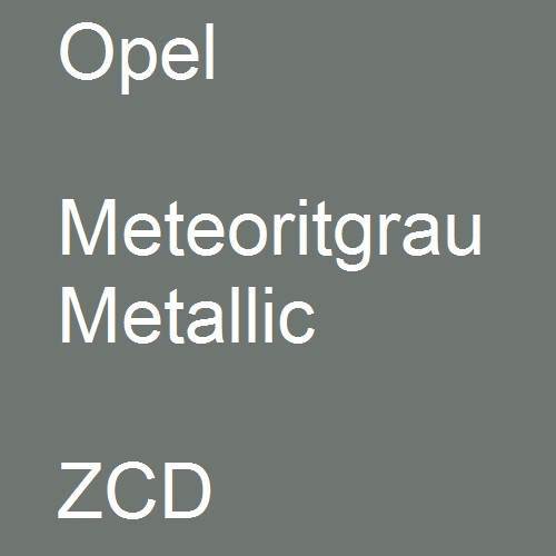 Opel, Meteoritgrau Metallic, ZCD.